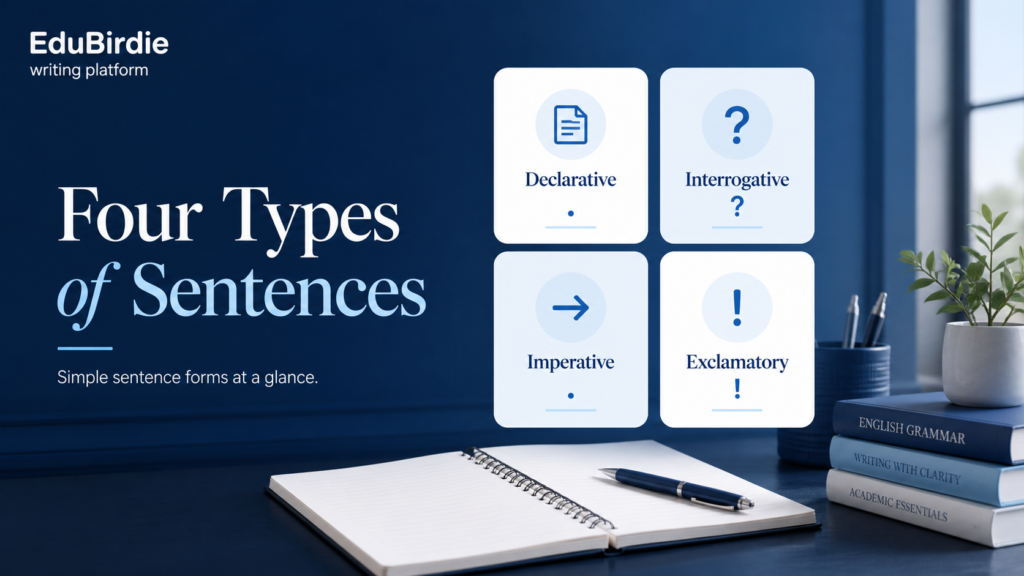 four types of sentences