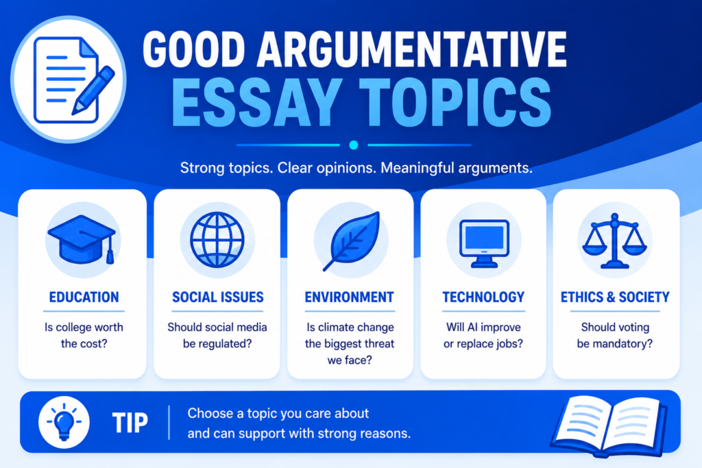 argumentative essay topics