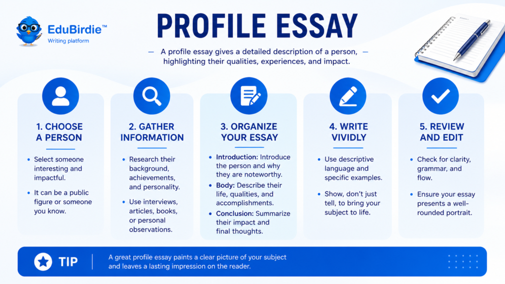 profile essay example