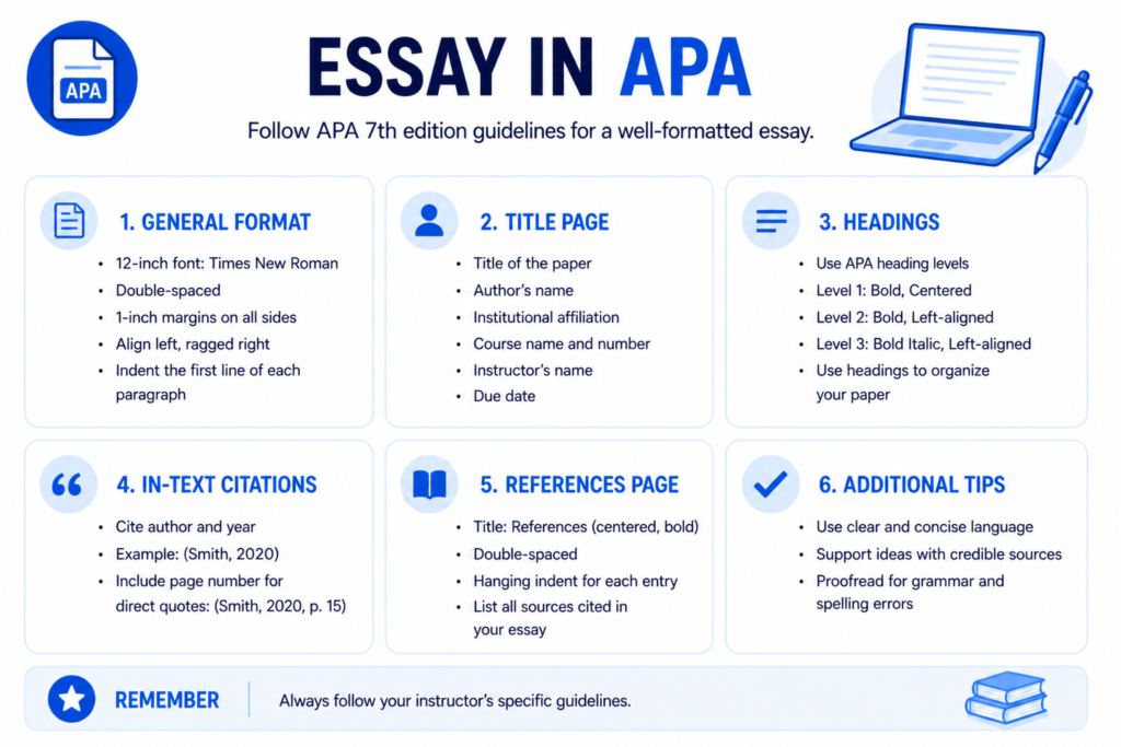 How to Write an Essay in APA