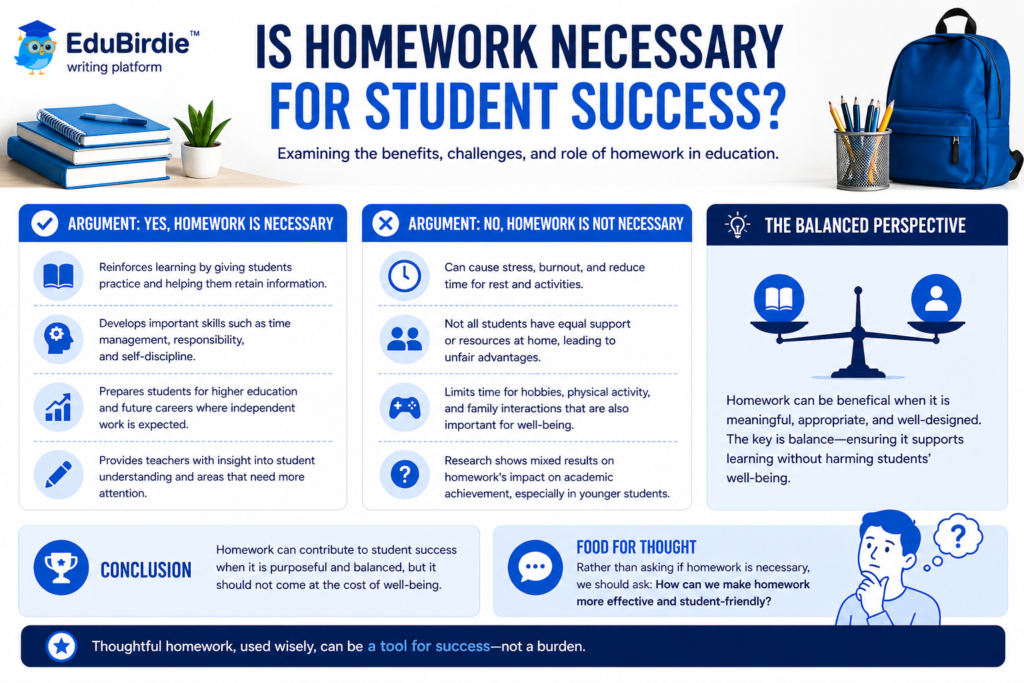 is homework necessary for student success