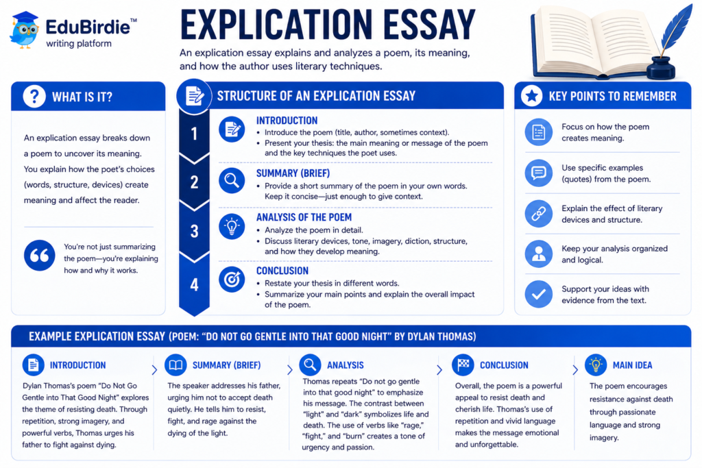 explication essay