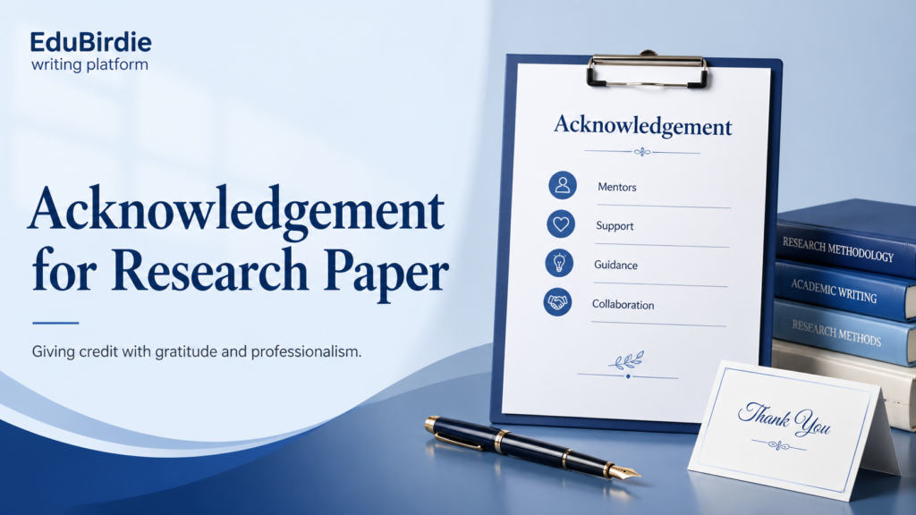 acknowledgement for research paper
