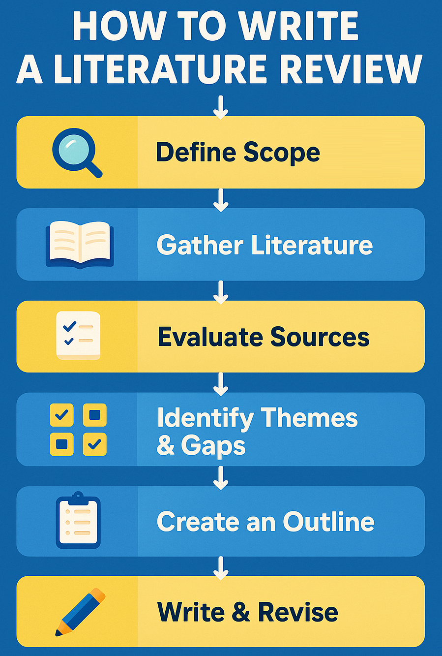 How to Write a Literature Review - Step by Step Guide