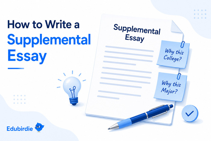 How to write a supplemental essay