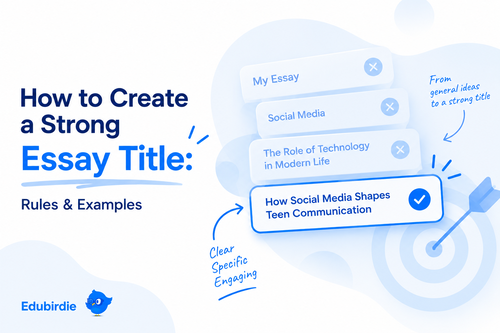 Essay Title: How to Write a Strong Title (+ Examples)