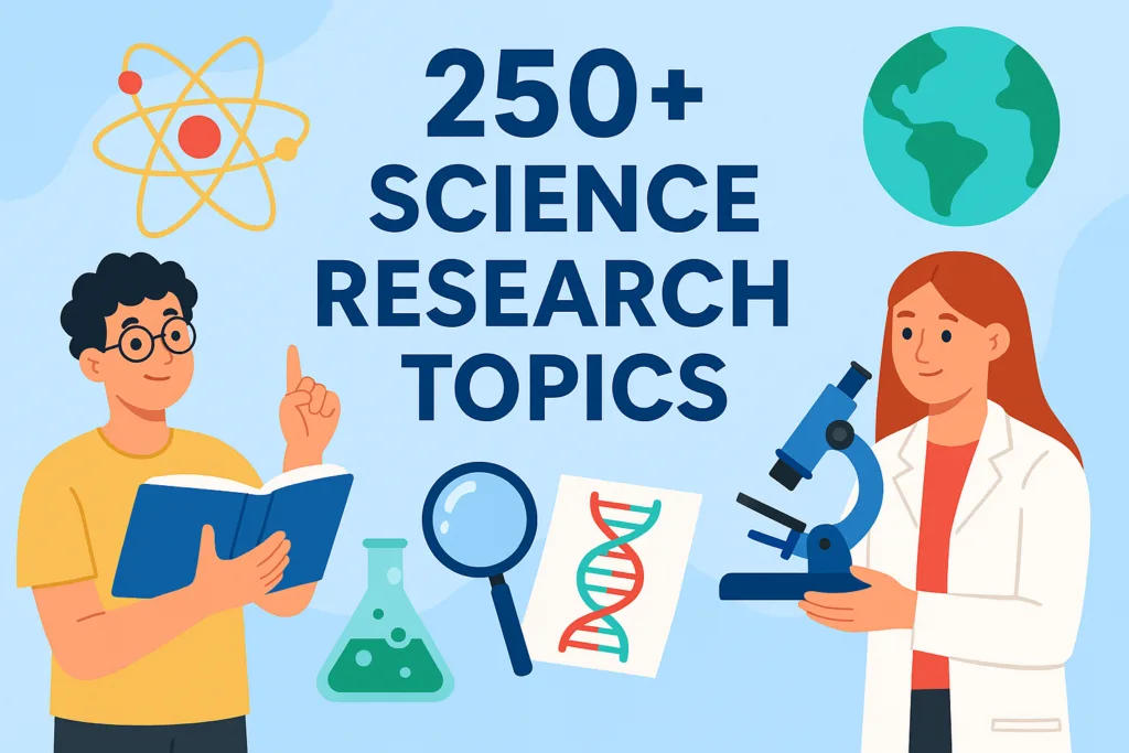 Science research topics