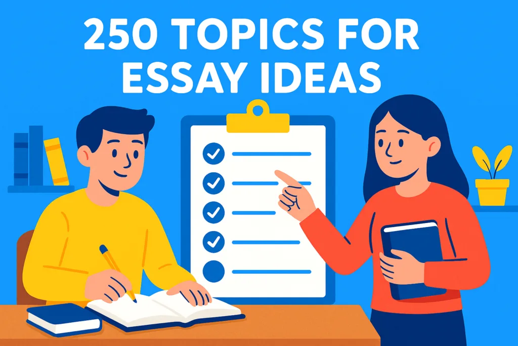 topics to write about for an essay