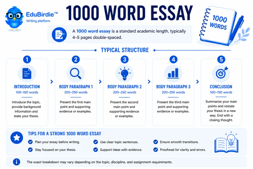 1000 word essay