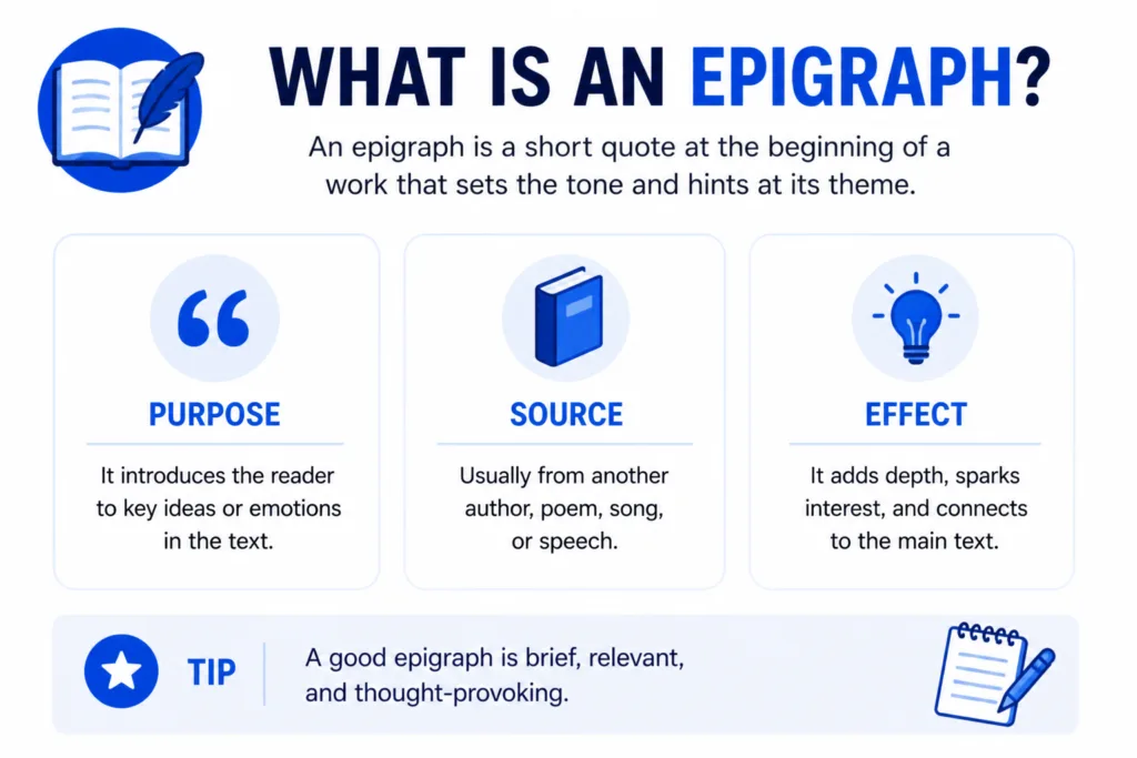 what is an epigraph