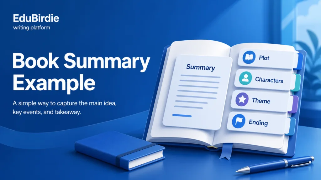 book summary example