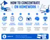 how to concentrate on homework