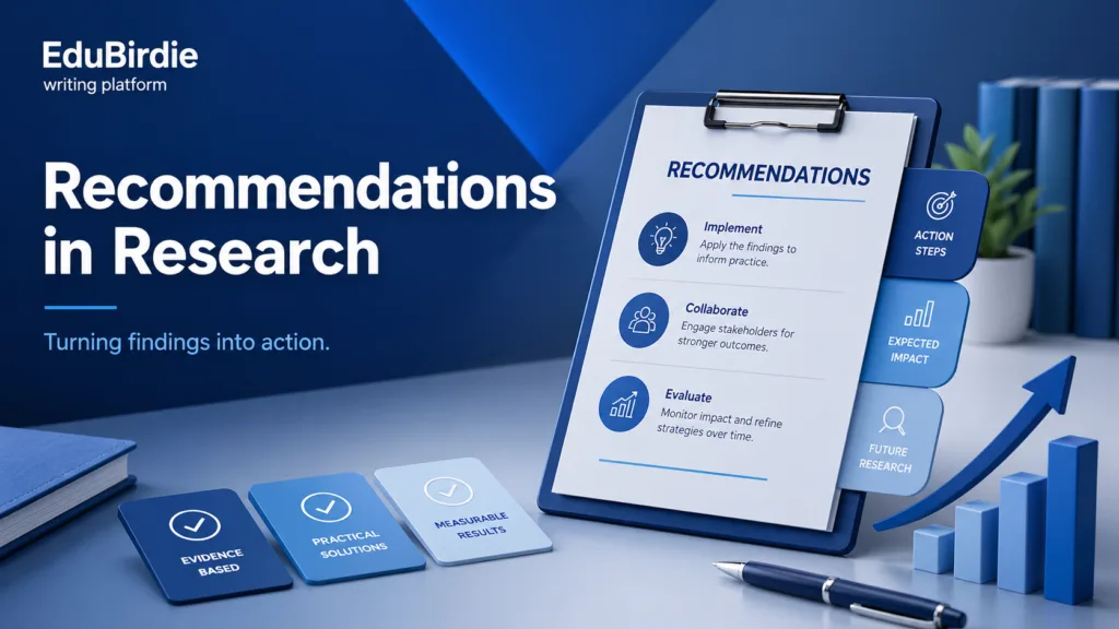 recommendations in research