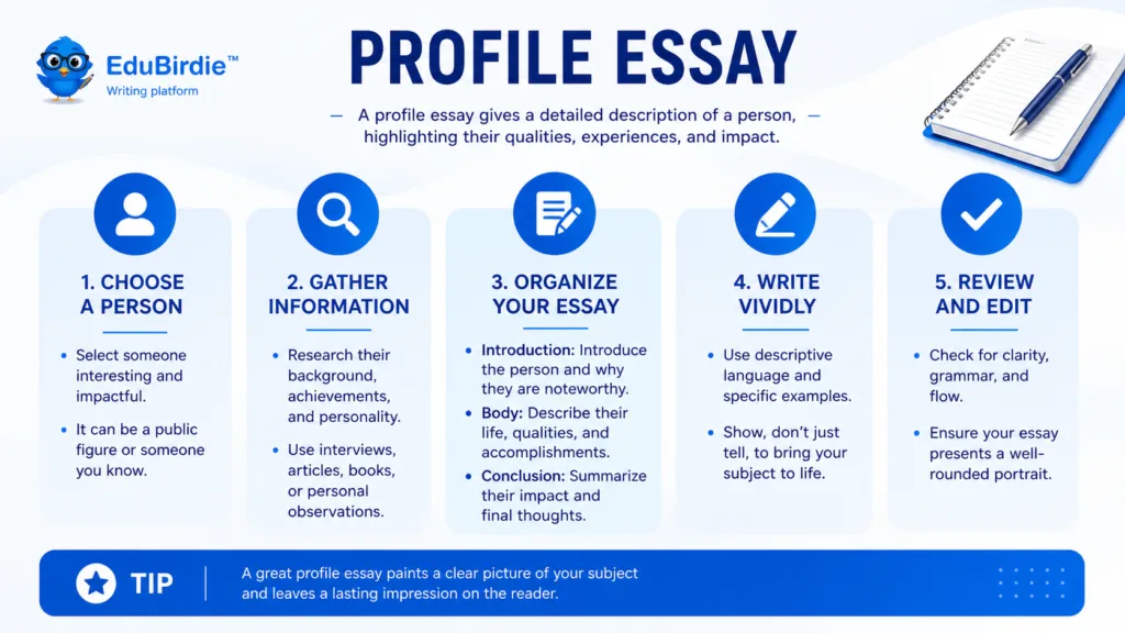 profile essay example