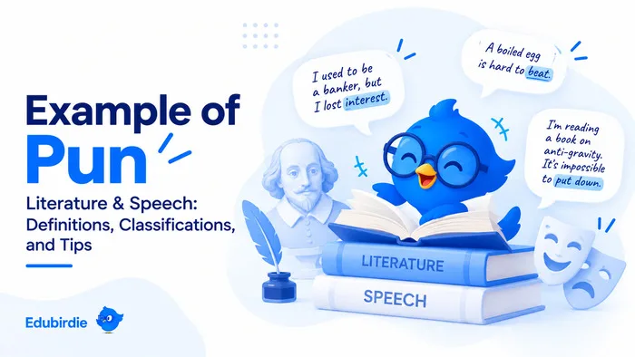 Example of pun literature & speech