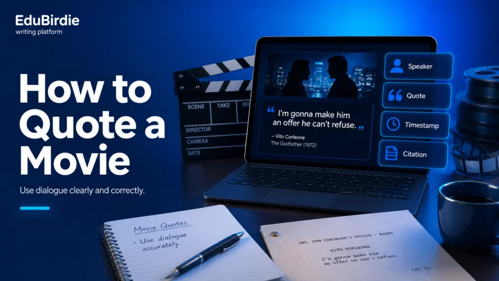 how to quote a movie