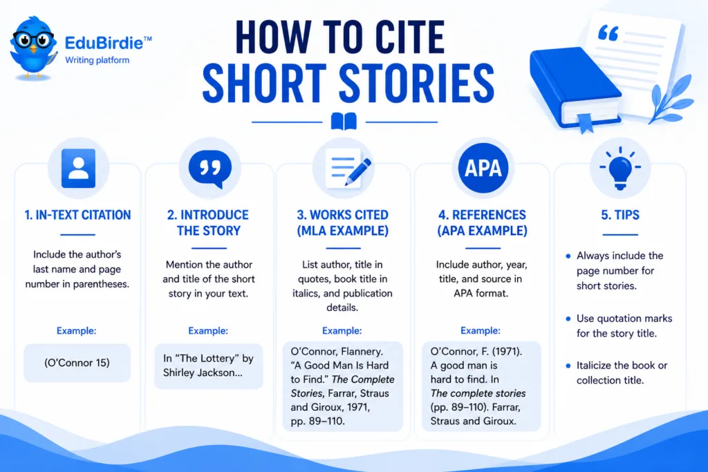 how to cite short stories