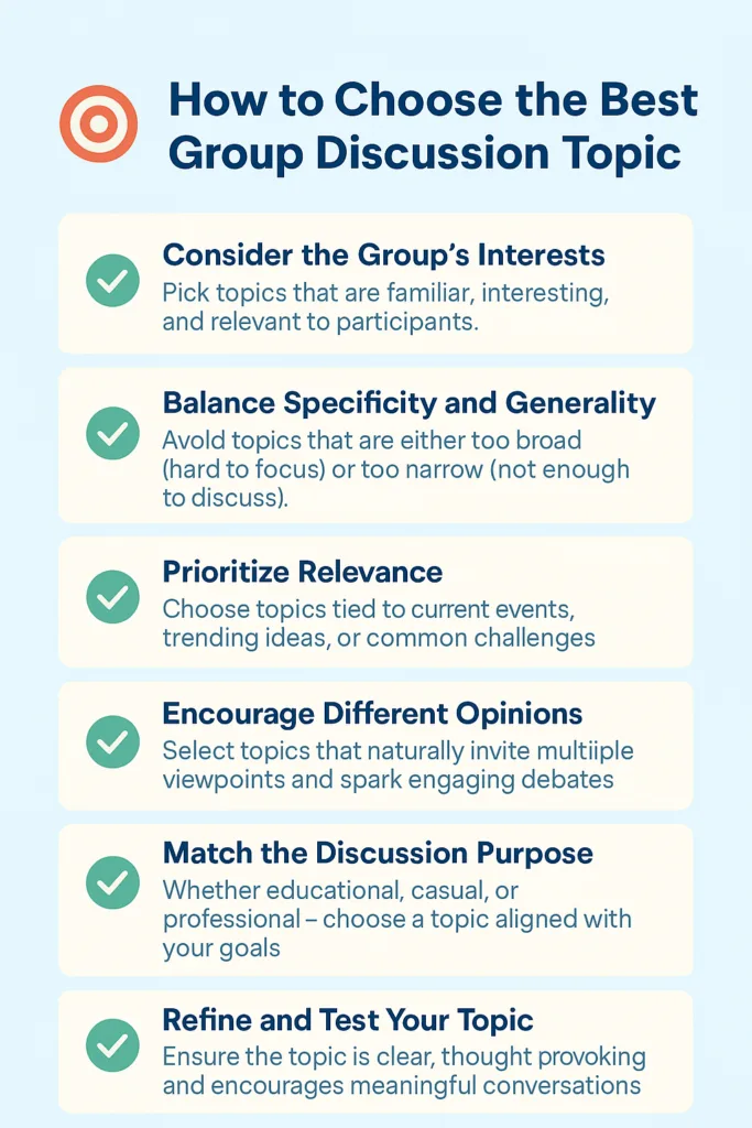 group discussion topics for students