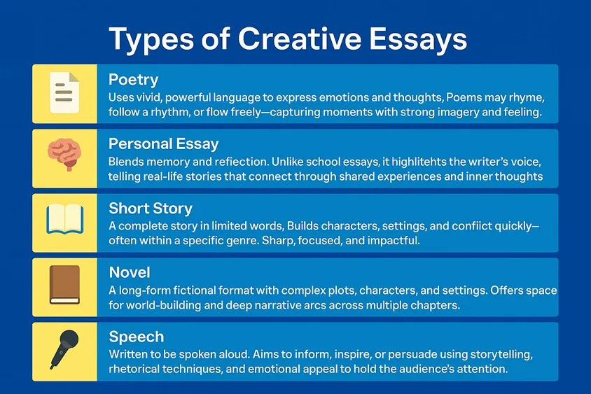 Types of creative essays