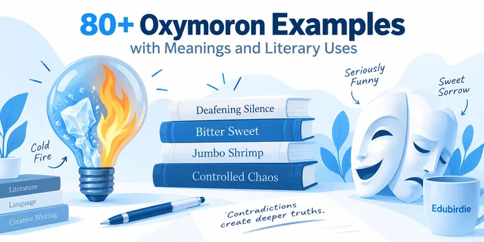 Oxymoron examples