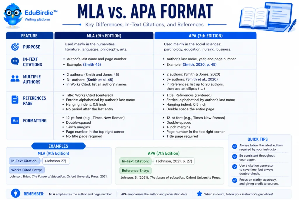 mla vs apa format
