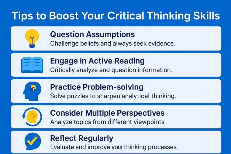 5 Tips to boost your critical thinking 