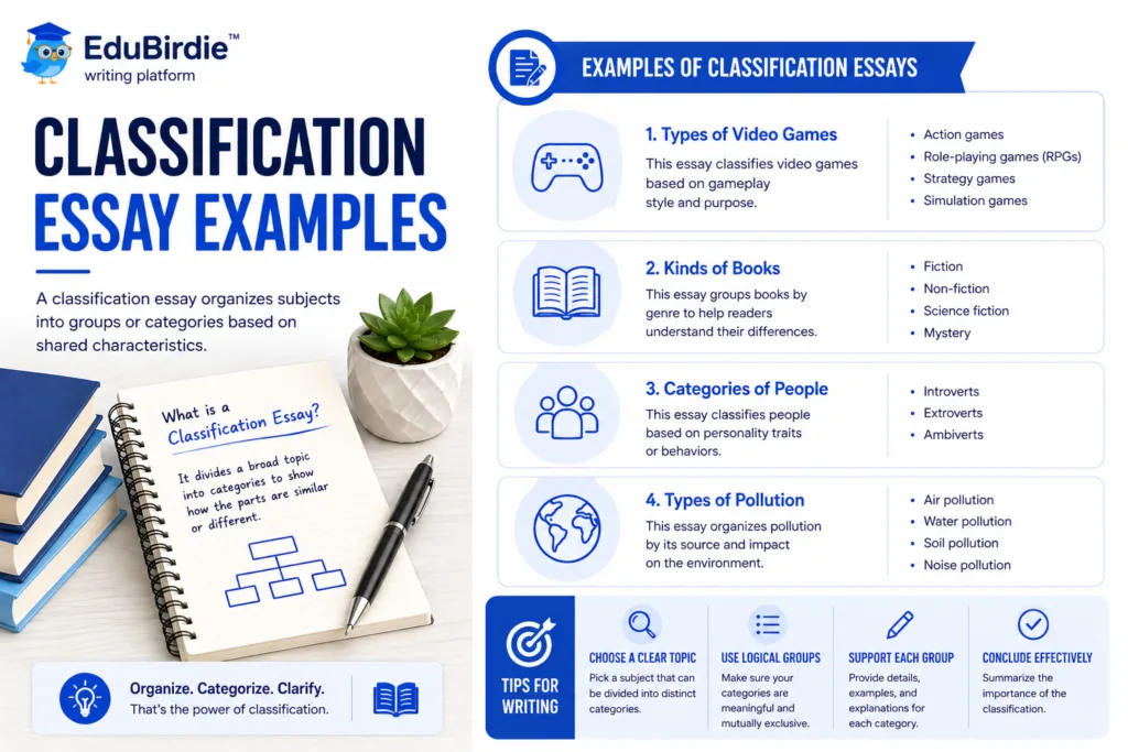 classification essay examples