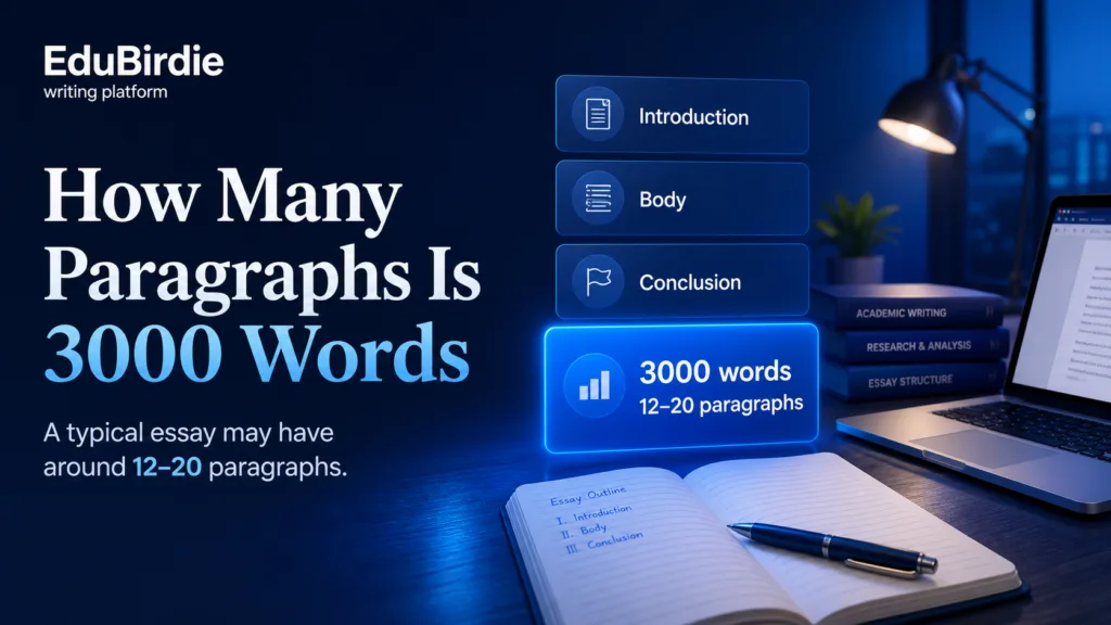 how many paragraphs is 3000 words