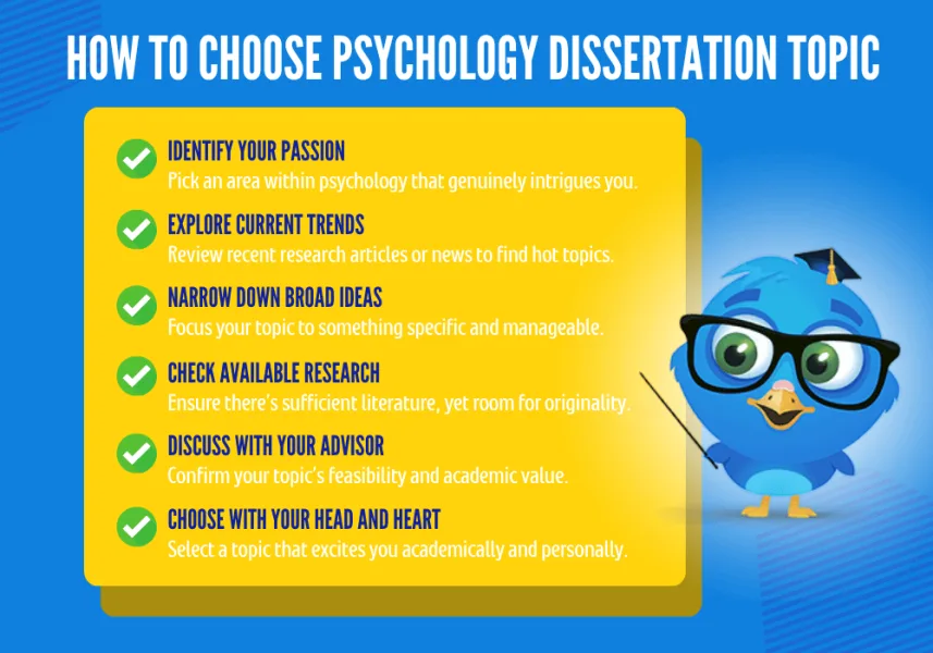 how to choose psychology dissertation topic