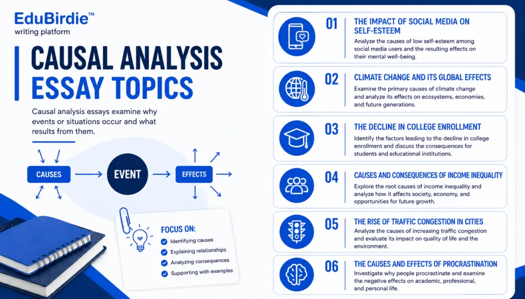 causal analysis essay topics