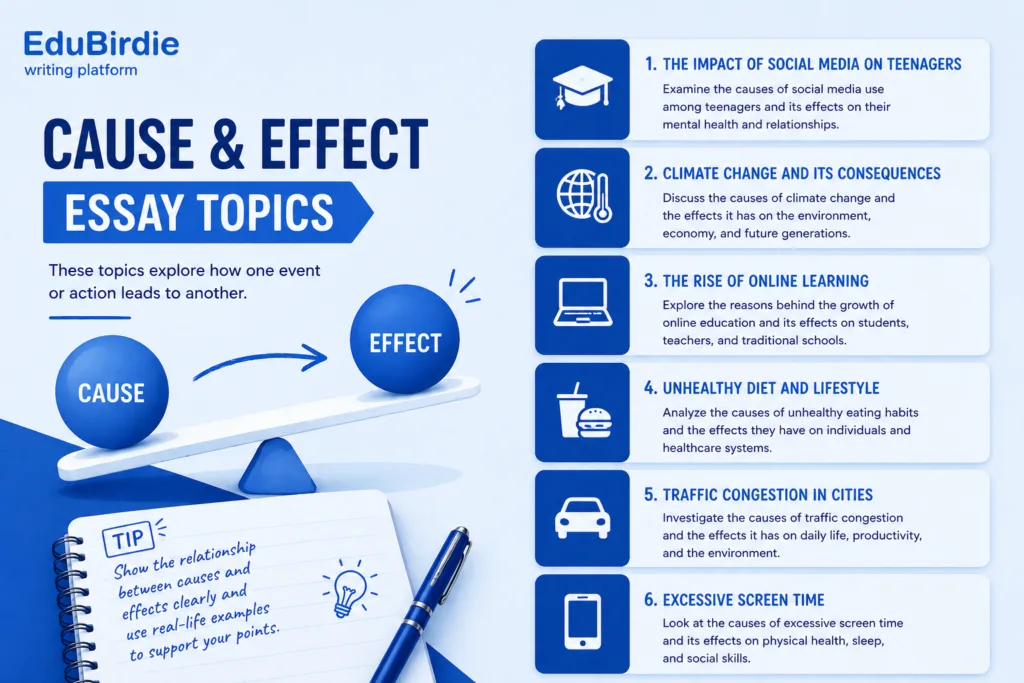 cause and effect essay topics