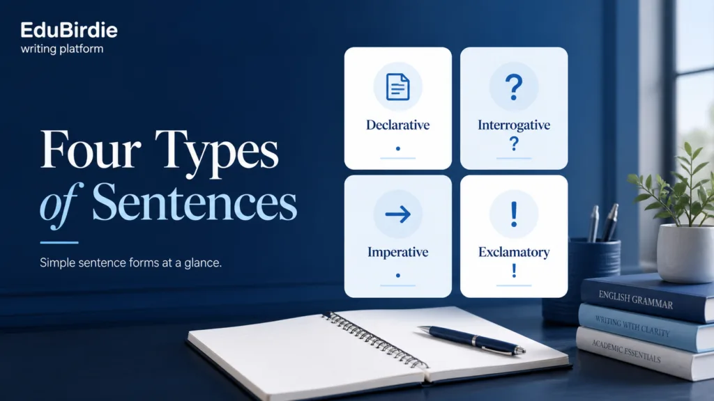 four types of sentences