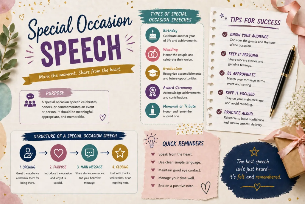 special occasion speech