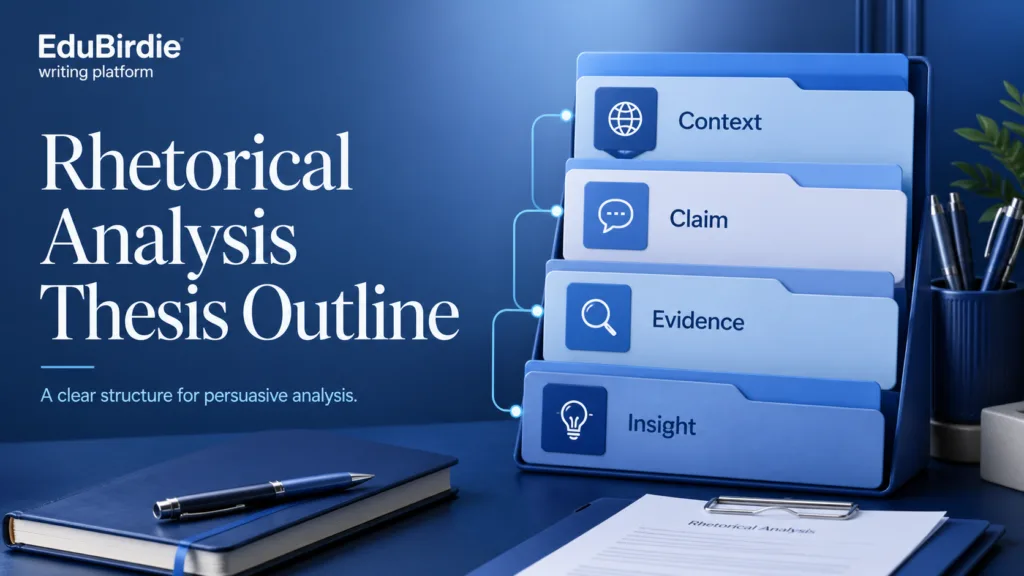 rhetorical analysis thesis outline