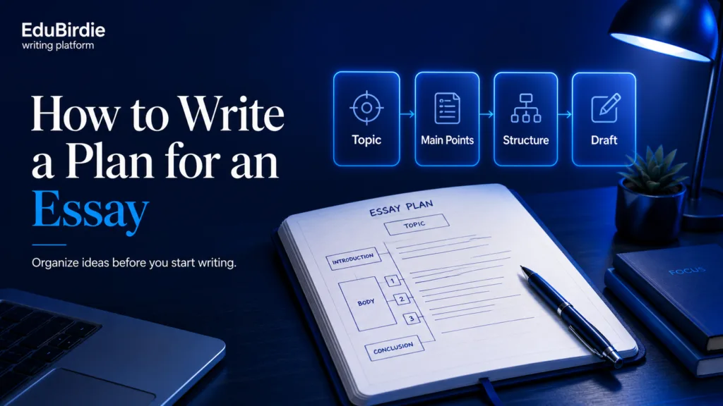 how to write a plan for an essay