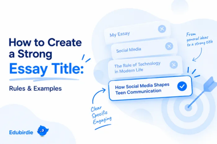 How to create a strong essay title