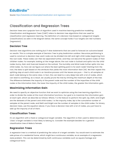 Classification and Regression Trees