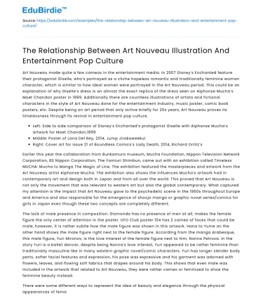 Art Nouveau Illustration & Entertainment Pop Culture