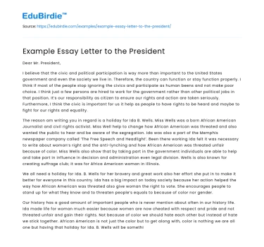 Communicating Policy Priorities to the President