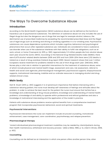 The Ways To Overcome Substance Abuse