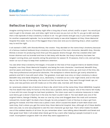 Analyzing the Impact of ‘Grey’s Anatomy’ on Medical Narratives