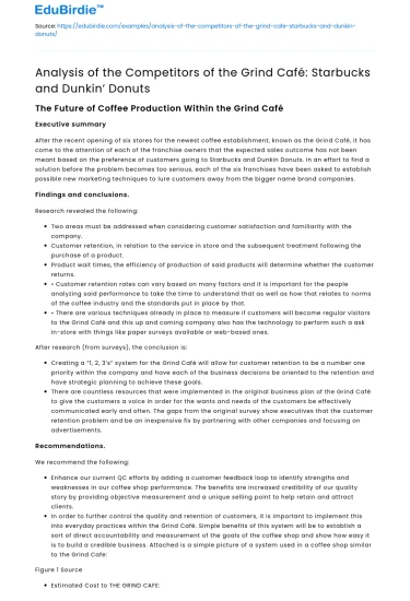 Competitor Analysis: Starbucks vs Dunkin’ Donuts