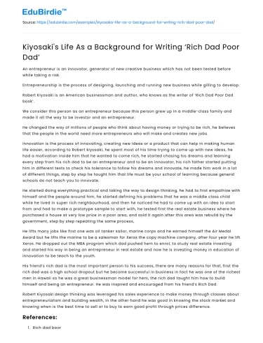 Kiyosaki’s Journey: The Inspiration Behind ‘Rich Dad Poor Dad’