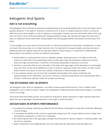 The Intersection of Ketogenic Diets and Athletic Performance