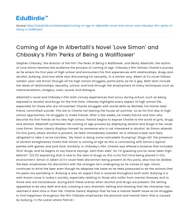 Coming of Age in ‘Love Simon’ and ‘Perks of Being a Wallflower’