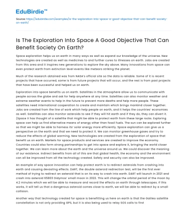 Leveraging Space Exploration for Terrestrial Advancements