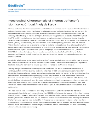 Analysis of Neoclassical Features at Monticello