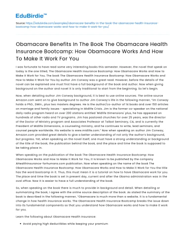 Maximizing Benefits: Navigating Obamacare Health Insurance