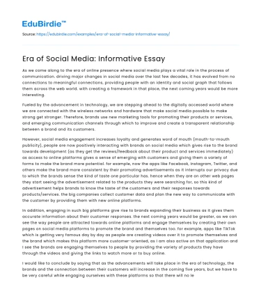 The Transformative Power of Social Media