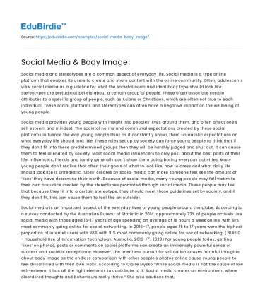 Social Media & Body Image